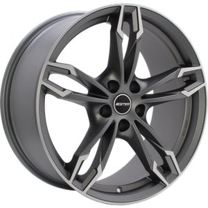 GMP DEA Mat antraciet gepolijst 18 inch velg